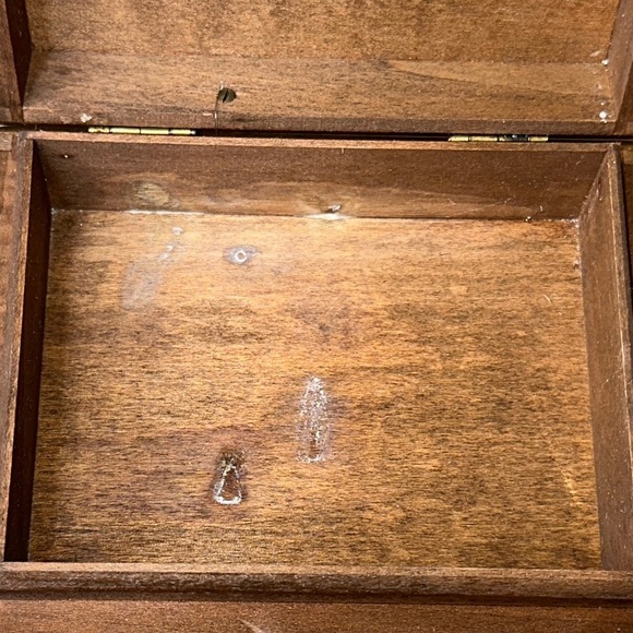 ANTIQUE Swiss M. Schwalb Black Forest Brienz Carved Music Trinket Jewelry Box EU - Picture 12 of 17